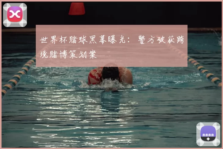 世界杯赌球黑幕曝光：警方破获跨境赌博策划案