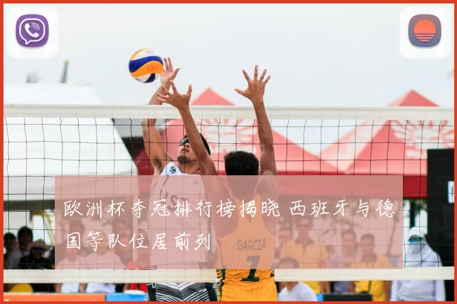 欧洲杯夺冠排行榜揭晓 西班牙与德国等队位居前列