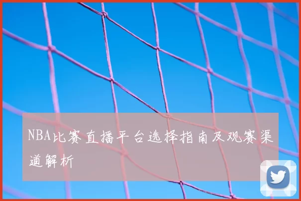 NBA比赛直播平台选择指南及观赛渠道解析