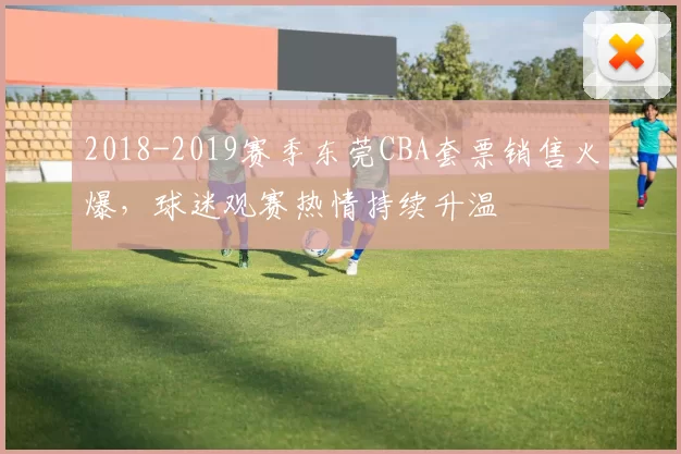 2018-2019赛季东莞CBA套票销售火爆，球迷观赛热情持续升温